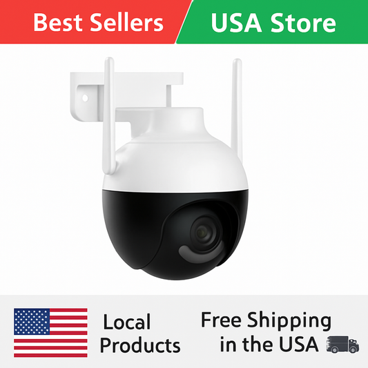 ExaHome Smart Guard - 4K Wireless Outdoor Security Camera (Night Vision & AI Detection)
